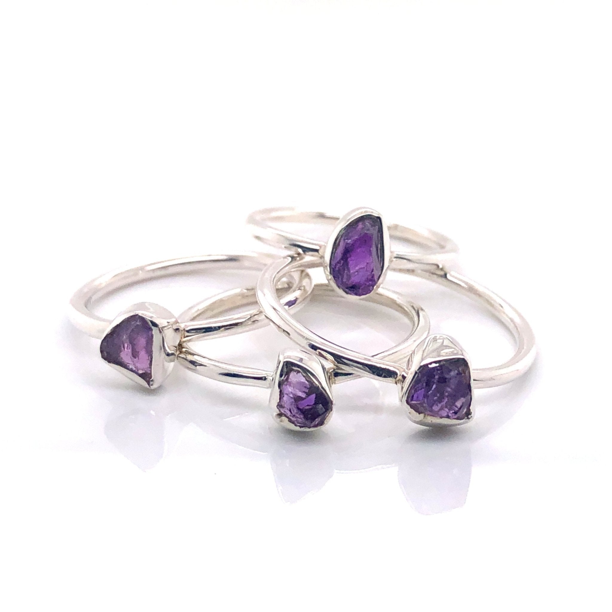 Gemstone Rings - Black Star Opal
