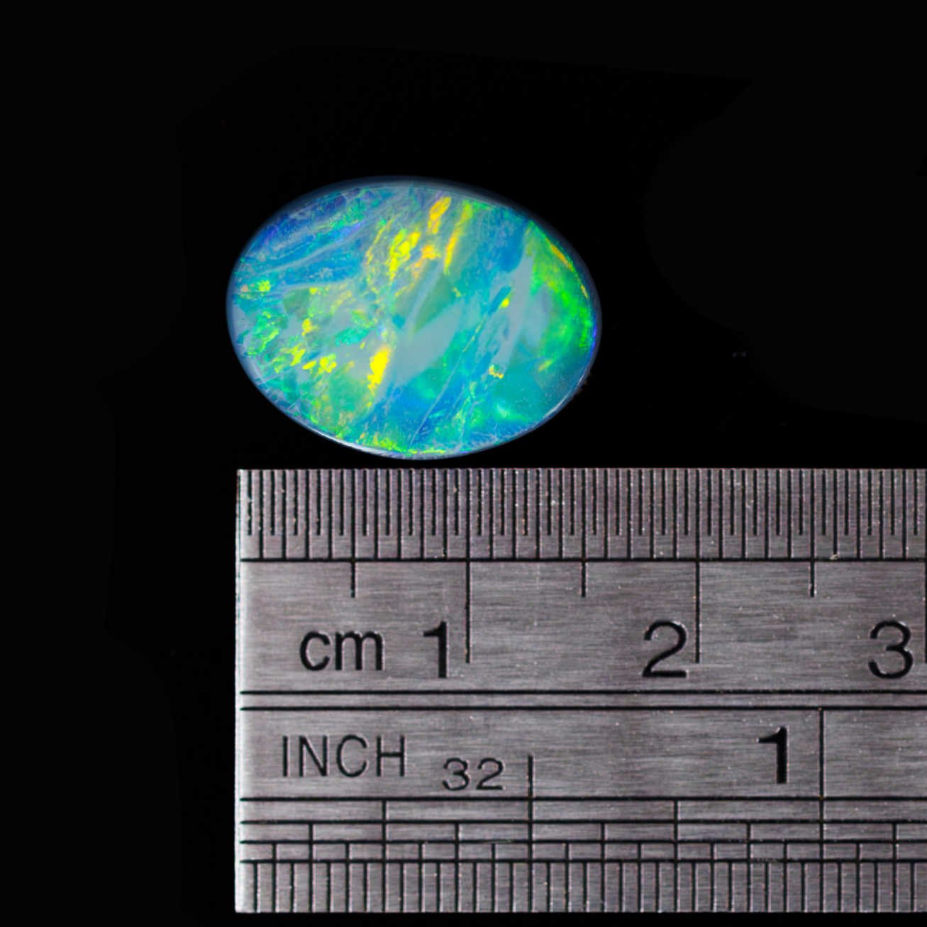 Unique semi-black opal ideal for custom ring or pendant design