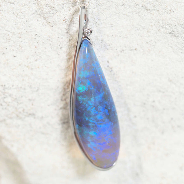 lightning ridge crystal opal necklace