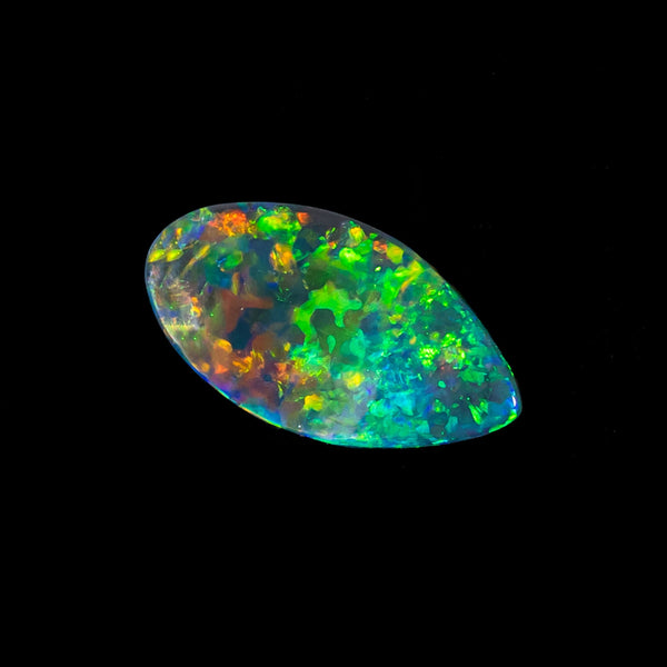 'Into The Cosmos' Solid Australian Black Opal - Black Star Opal