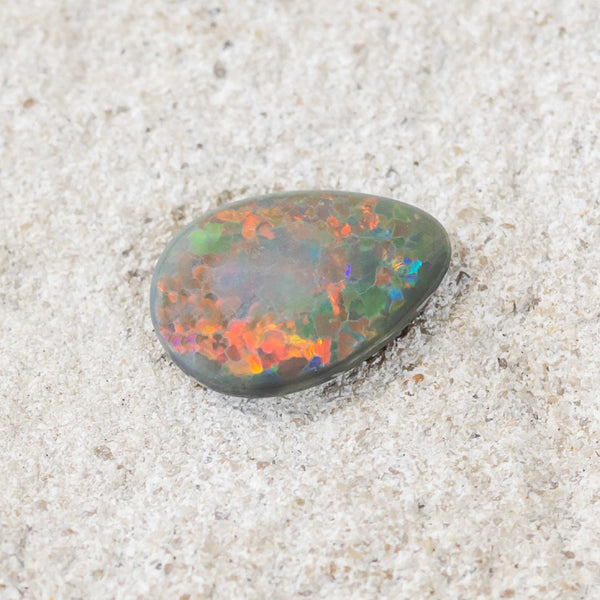 'Kaleidoscope Jewel' Solid Australian Opal - Black Star Opal