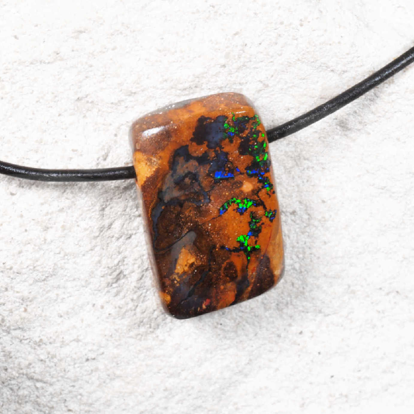 Queensland boulder opal pendant 