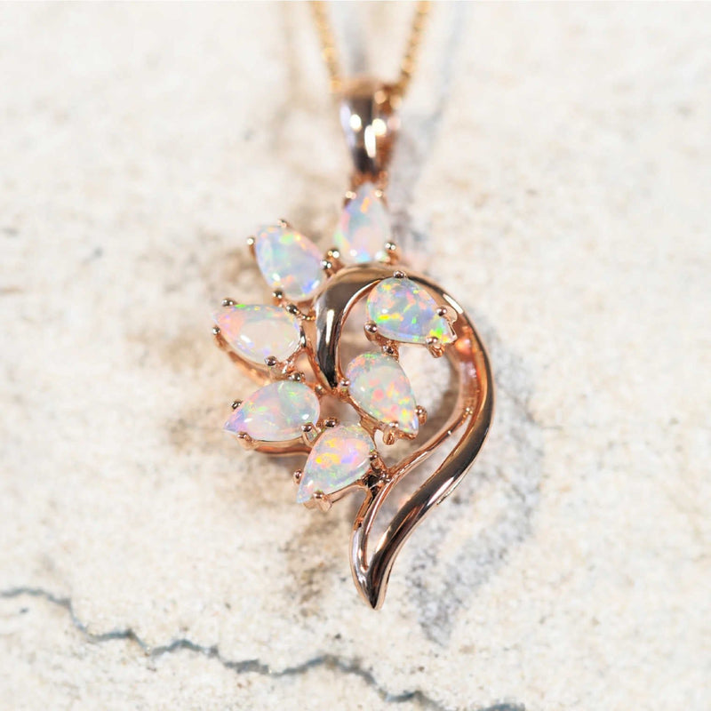 Genuine opal pendant deals