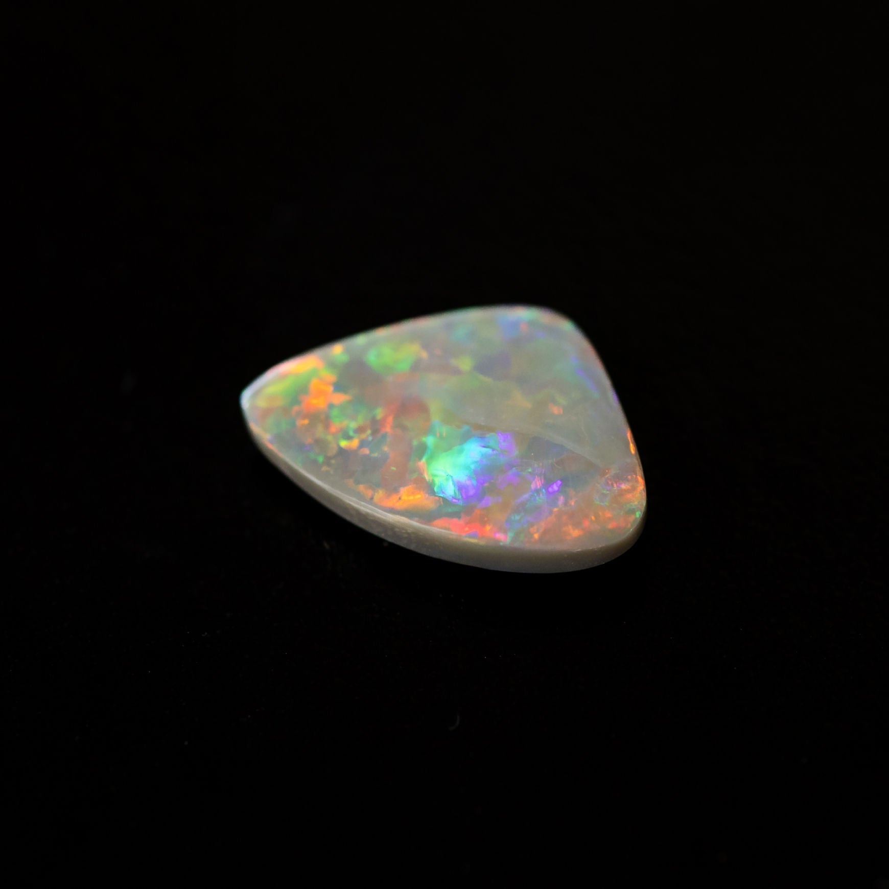 a colourful lightning ridge solid opal