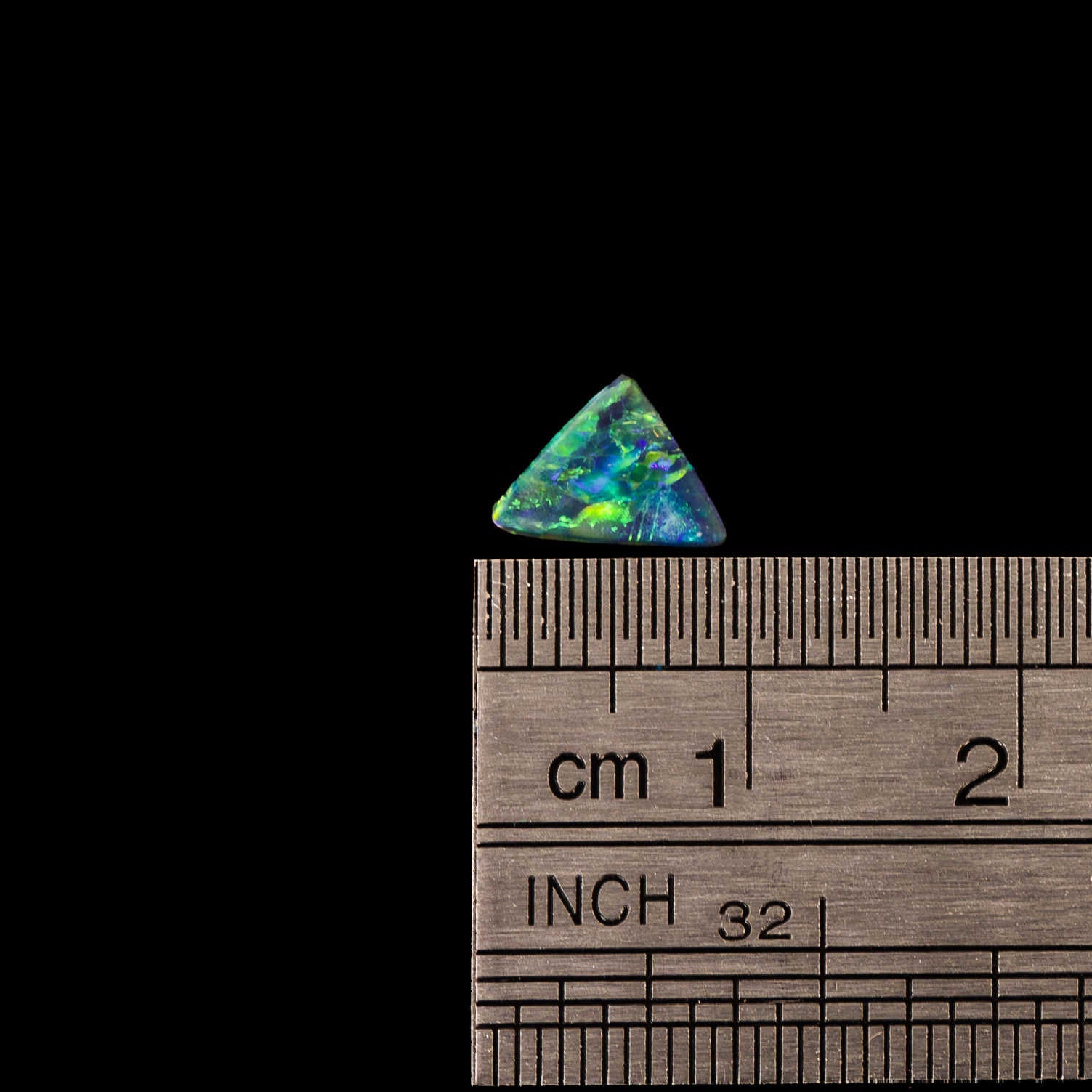 'Tani' Solid Black Opal