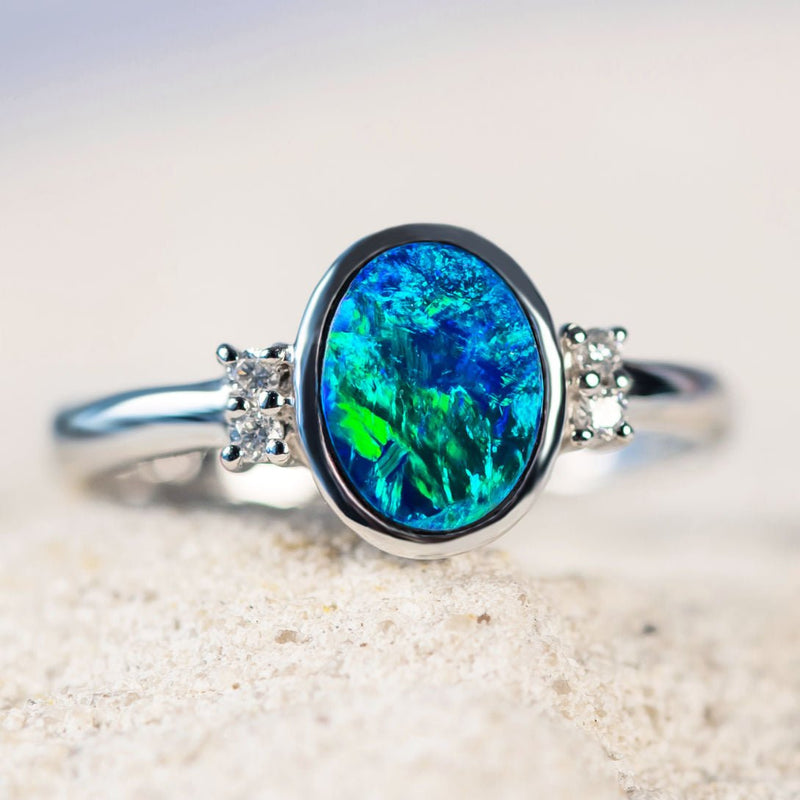 My Australian opal ring : r/Gemstones
