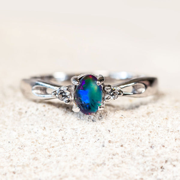 Opal Rings Australian Opal Jewellery Black Star Opal