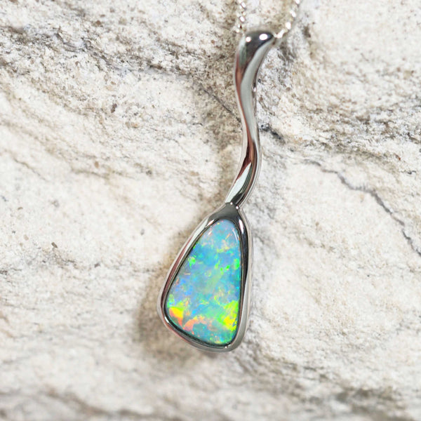 'Brier' Silver Doublet Opal Pendant