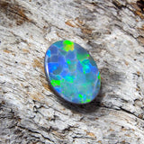 ‘Colour Play’ Solid Semi-Black Australian Opal - Black Star Opal