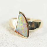 dark crystal opal ring set in gold