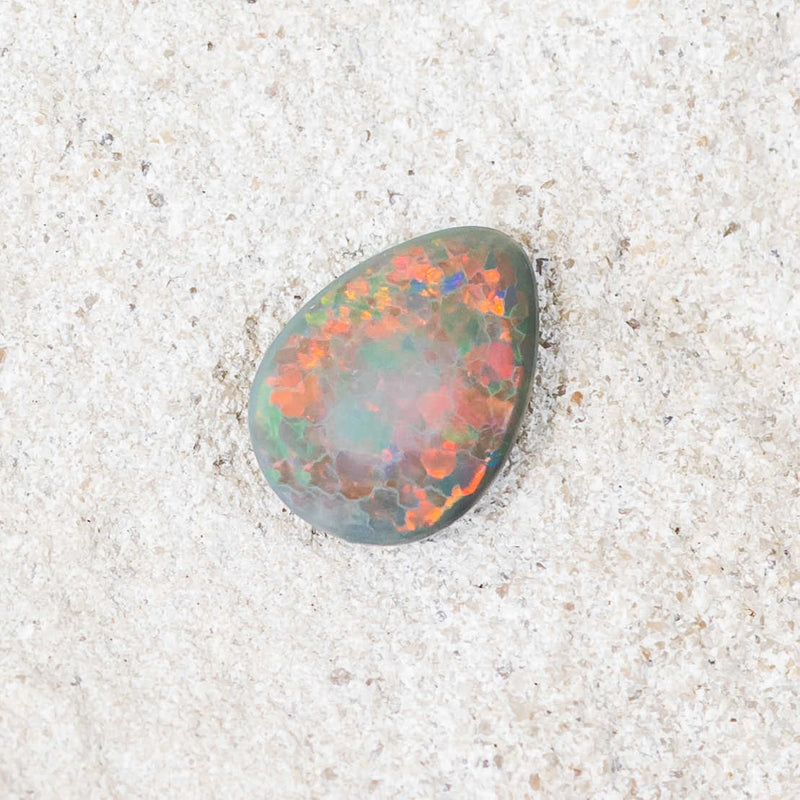 'Kaleidoscope Jewel' Solid Australian Opal - Black Star Opal
