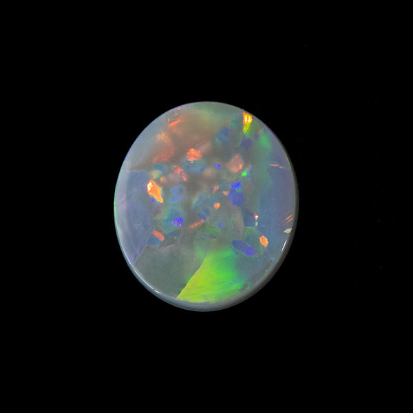 'Rainbow Star' Solid Australian Opal - Black Star Opal