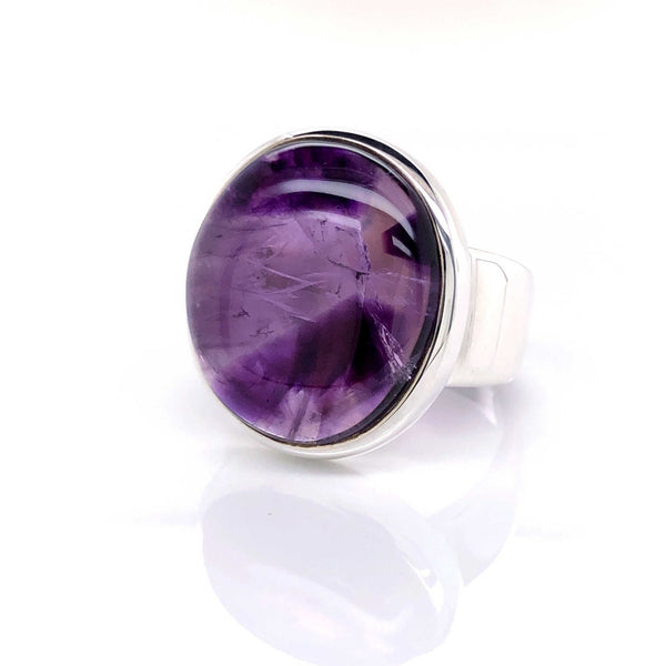 WITCHING HOUR - Gothic Purple Ring w Vintage 'Amethyst' Crystal –  ShySiren.com