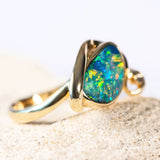 'Yara' 14ct Gold Doublet Opal Ring